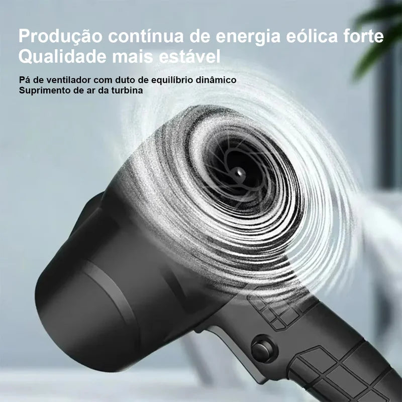 Soprador Turbo Portátil De alta Potência -Power Clean