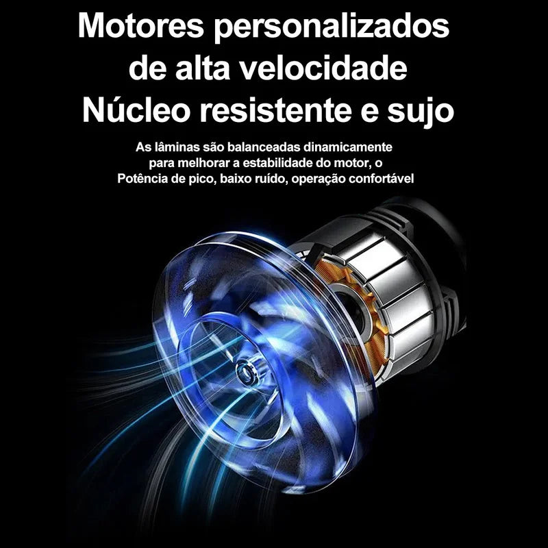 Soprador Turbo Portátil De alta Potência -Power Clean