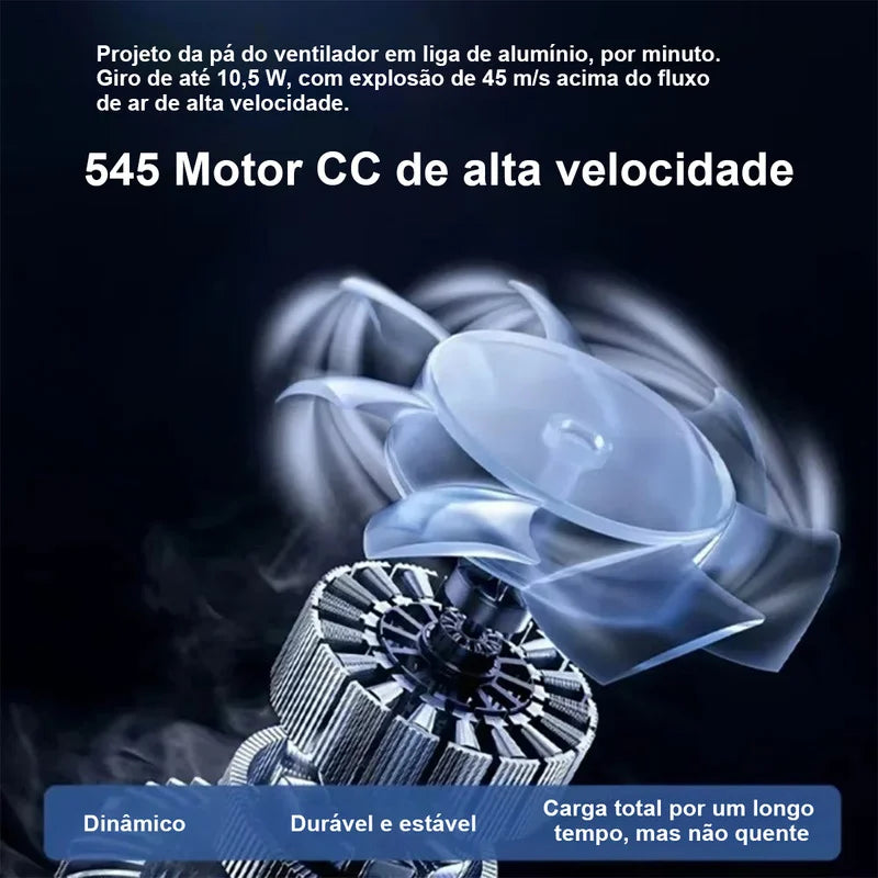 Soprador Turbo Portátil De alta Potência -Power Clean