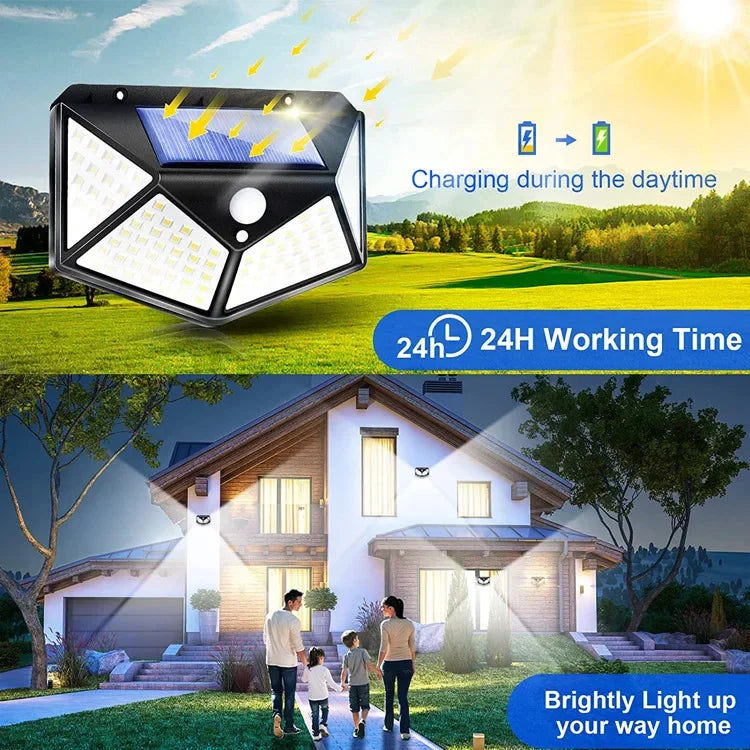 Luminária Solar LED com Sensor de Movimento SolarGuard