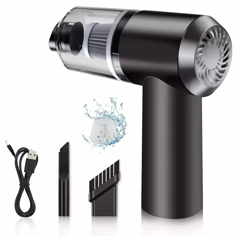 AspiraPro 6000™ – Mini Aspirador Portátil 4 em 1 com Super Sucção