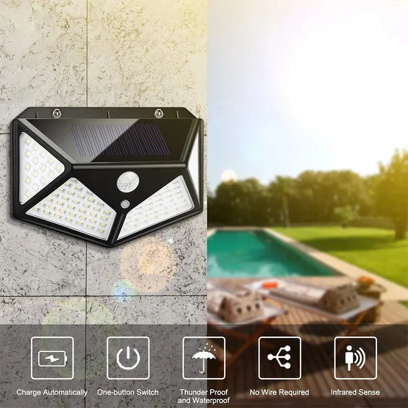Luminária Solar LED com Sensor de Movimento SolarGuard