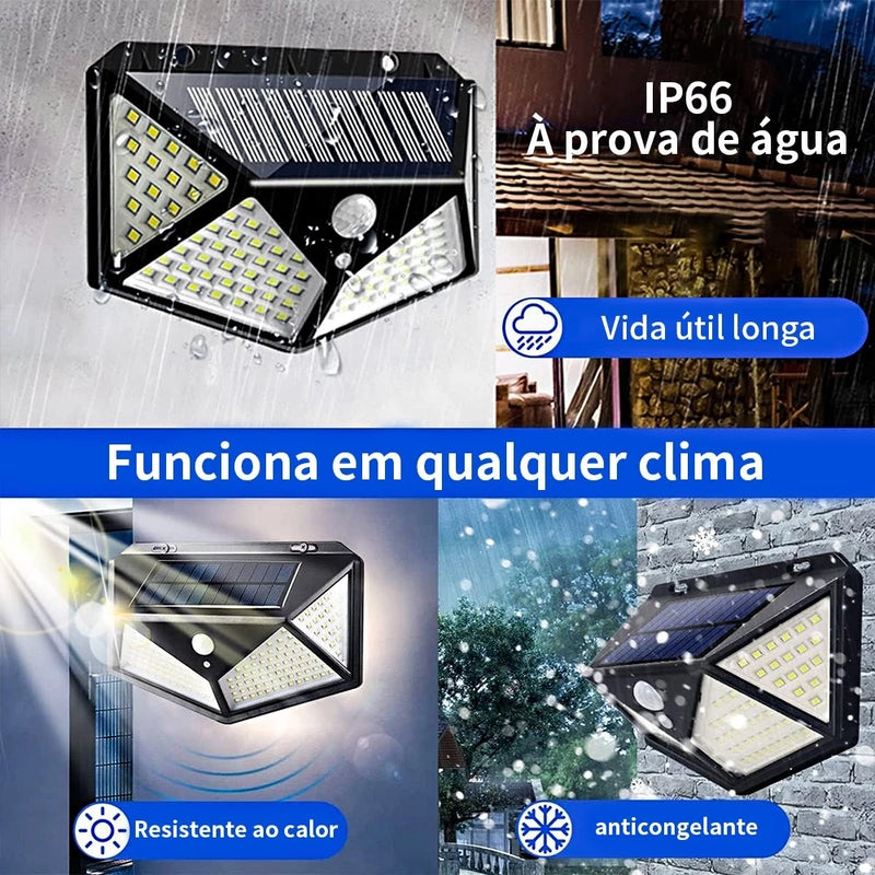 Luminária Solar LED com Sensor de Movimento SolarGuard